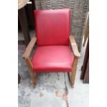 A MID 20TH CENTURY CHIDS ROCKING CHAIR