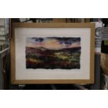 A FRAMED EDITION PRINT "AFTERNOON DELIGHT" BY ARTIST ANDREA HUNTER