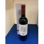 A BOXED BOTTLE OF MARQUES DE VALIDO RIOJA