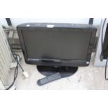 A 19" TECHNIKA TV/DVD COMPLETE WITH REMOTE