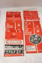 TWENTY SEVEN LIVERPOOL HOME PROGRAMMES 1969 - 1972