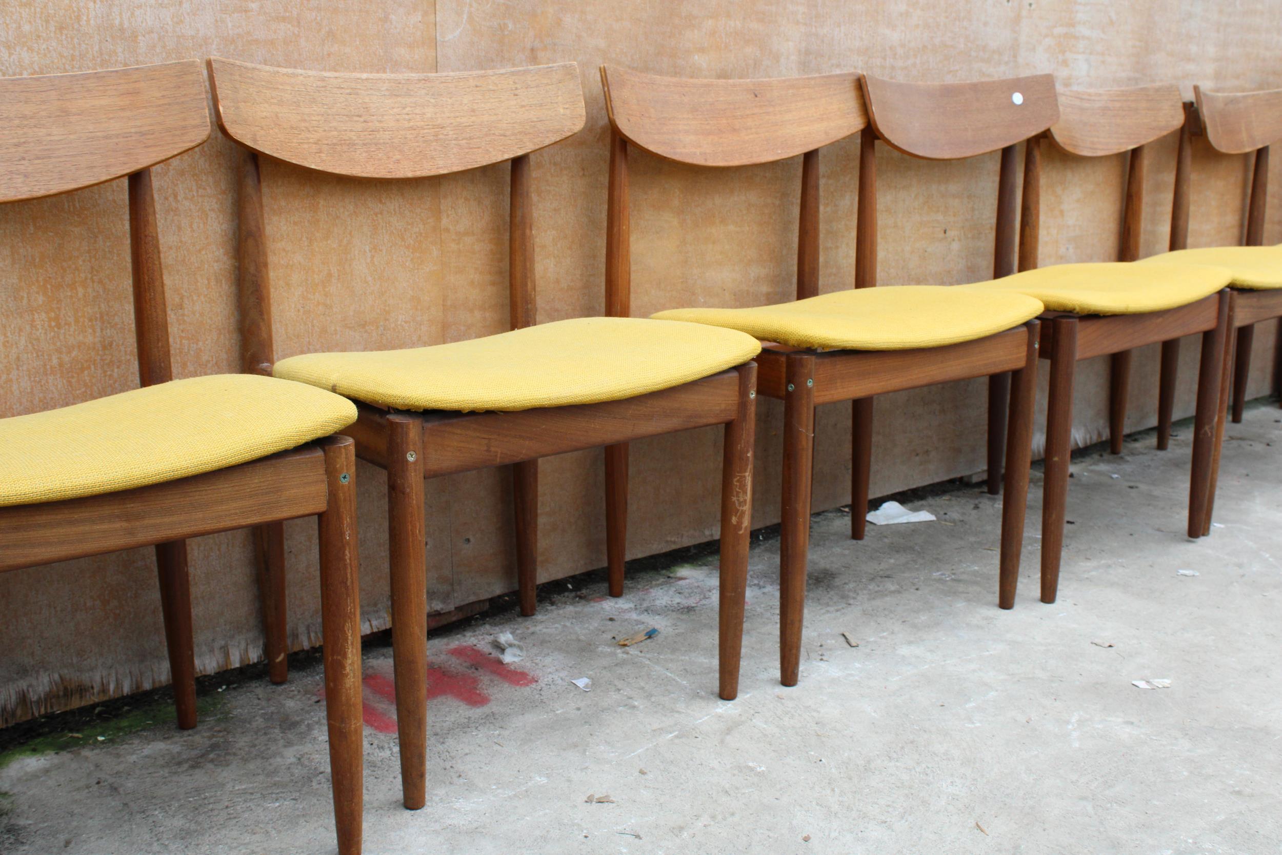 A SET OF SIX RETRO TEAK G PLAN KORFORD LARSON DINING CHAIRS - Image 2 of 4