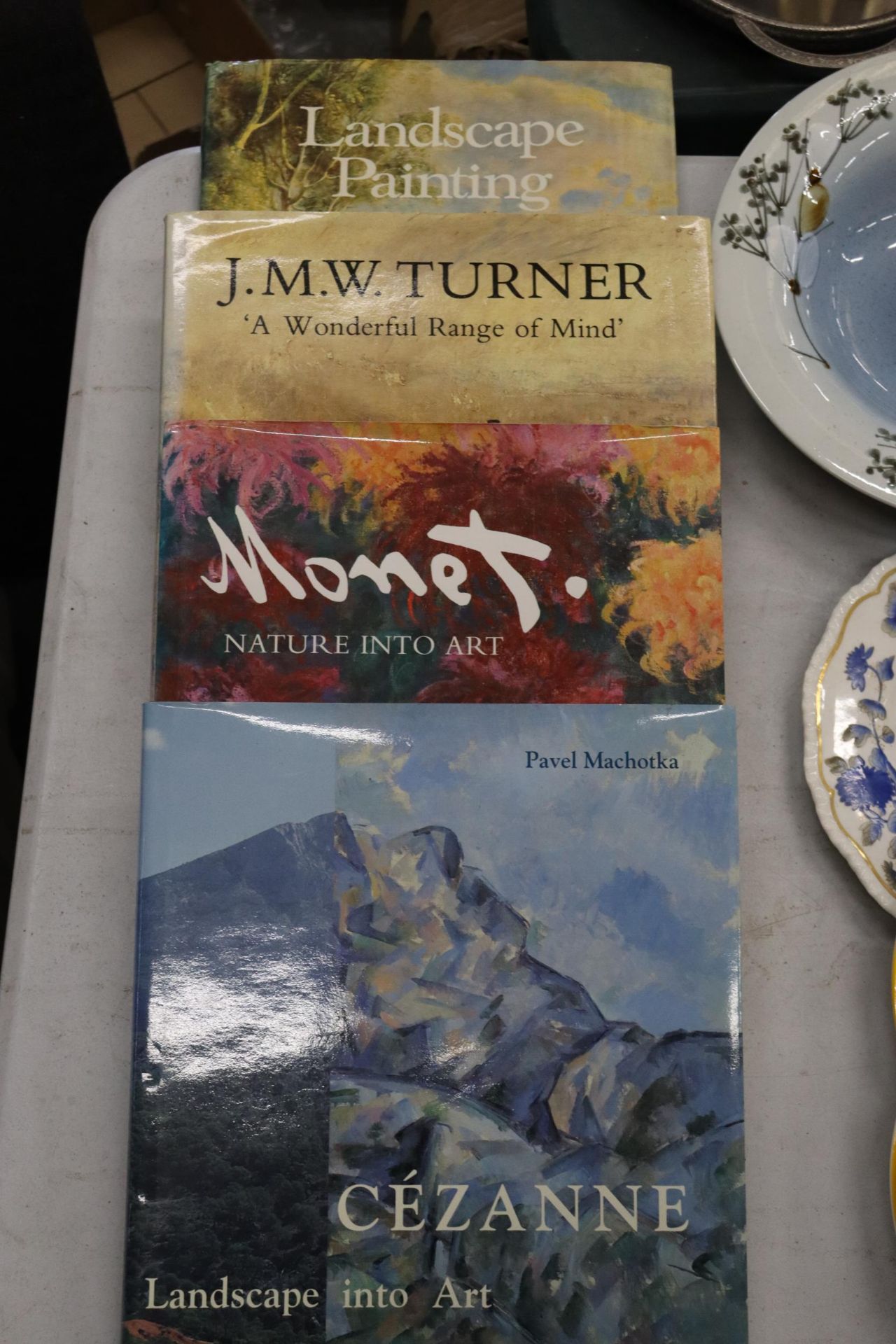 FOUR HARDBACK ART THEMED BOOKS TO INCLUDE LANDSCAPE PAINTING, J M W TURNER, MONET AND CEZANNE - Image 7 of 7