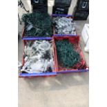 A LARGE QUANTITY OF ASSORTED CHRISTMAS ROPE LIGHTS