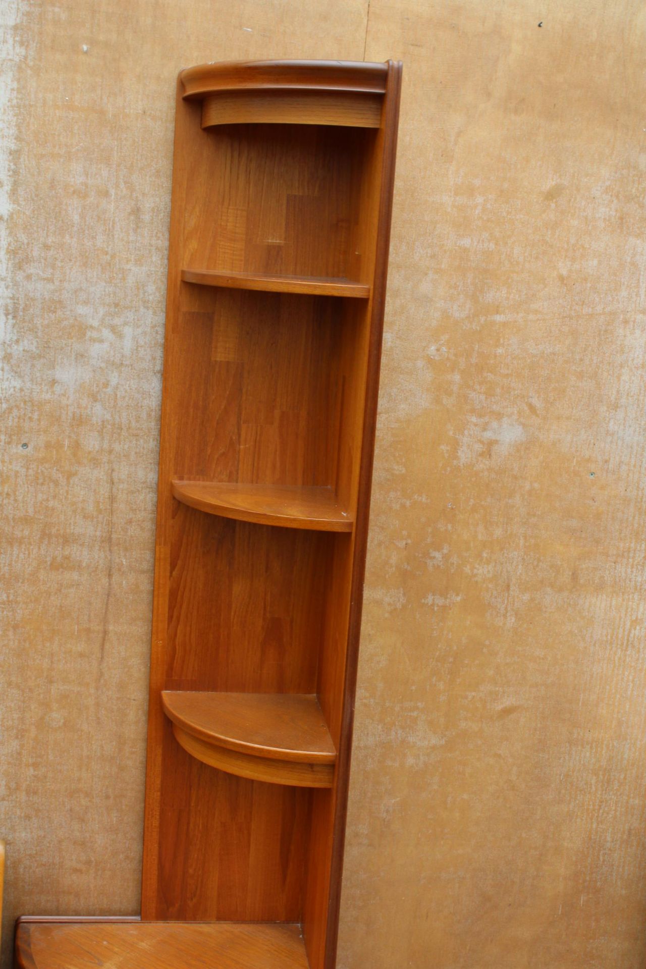 A RETRO TEAK CORNER CABINET - Image 3 of 3