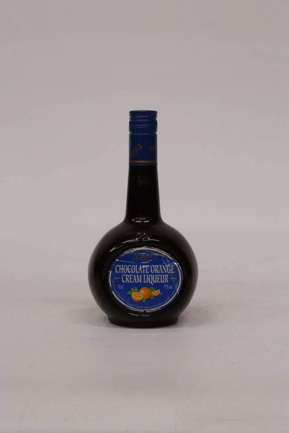 A 70CL BOTTLE OF TERRYS CHOCOLATE ORANGE CREAM LIQUEUR