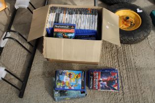 A LARGE ASSORTMENT OF PLAYSTATION 2 GAMES