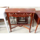 A VICTORIAN STYLE HALL TABLE