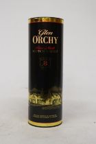 A BOXED BOTTLE OF GLEN ORCHY AGED EIGHT YEAR PURE MALT SCOTCH WHISKY