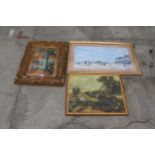 THREE VARIOUS FRAMED PRINTS