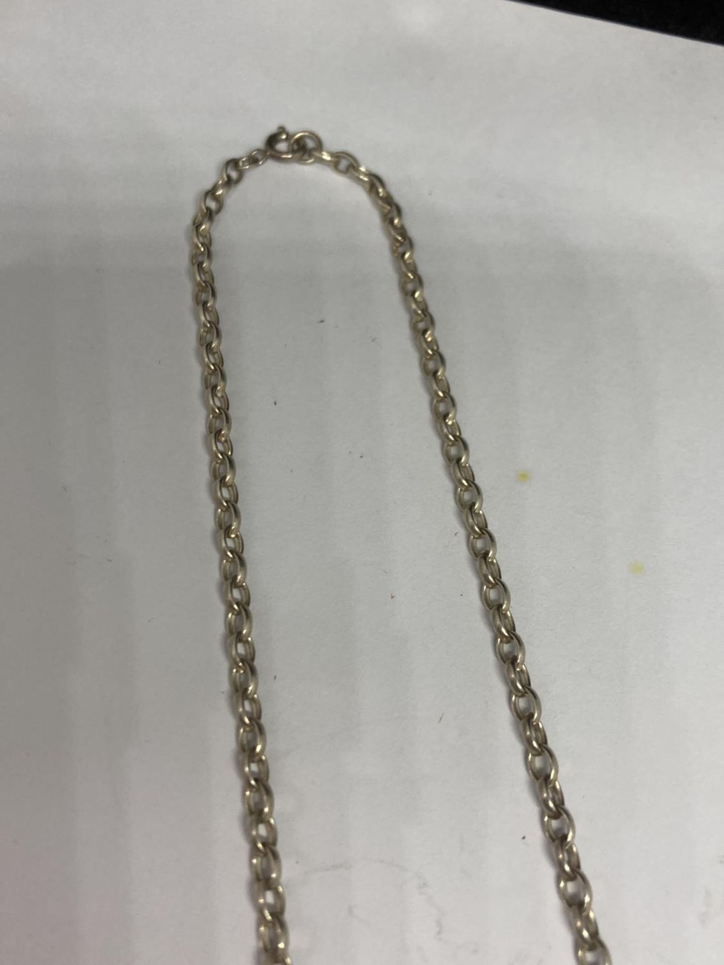 A SILVER BELCHER NECKLACE LENGTH 22" - Image 3 of 3