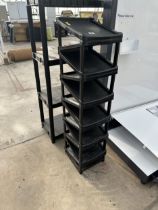 A MULTI TIER LEFLET STAND