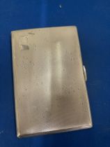 A DUNHILL LONDON HALLMARKED BIRMINGHAM SILVER CIGARETTE CASE