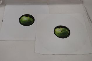 TWO BEATLES LP'S - LET IT BE (1970) AND THE BEATLES (1968) (NO COVERS)