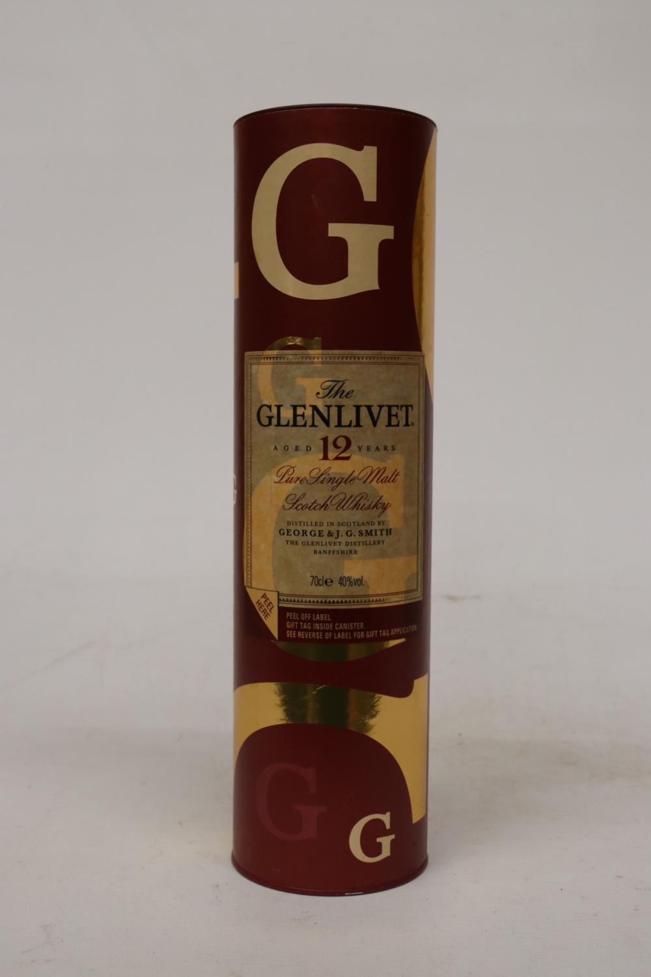 A BOTTLE OF THE GLENLIVIT 12 YEAR MALT WHISKY, BOXED - Image 3 of 4