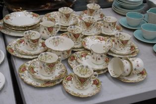 A LATE 18TH/EARLY 19TH CENTURY TEASET BY FRED B PEARCE & CO, LONDON, TO INCLUDE CAKE PLATES, A CREAM