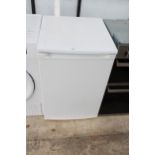 A WHITE UNDERCOUNTER FRIDGE BELIEVED IN WORKING ORDER BUT NO WARRANTY