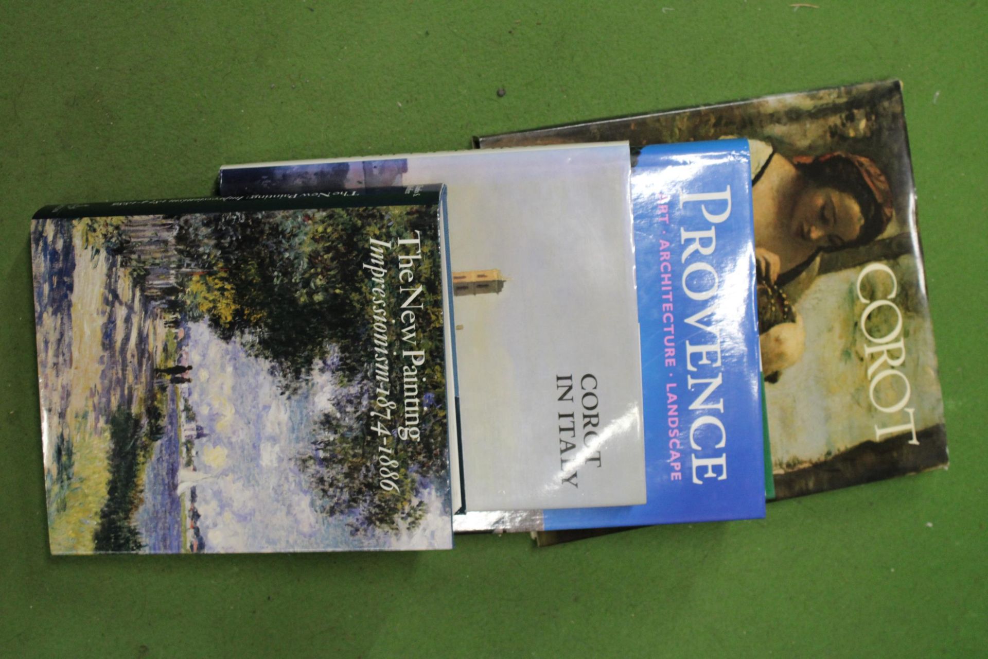FOUR ART THEMED HARDBACK BOOKS TO INCLUDE IMPRESSIONISM 1874-1866, COROT IN ITALY, PROVENCE, ART, - Image 2 of 5