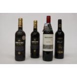 FOUR MIXED RED WINES TO INCLUDE TWO BOTTLES OF MARQUES DE CARANO GRAN RESERVA 2011, TRIVENTO