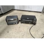 TWO COUNTER TOP MINI OVEN AND GRILLS - BELIEVED UNUSED