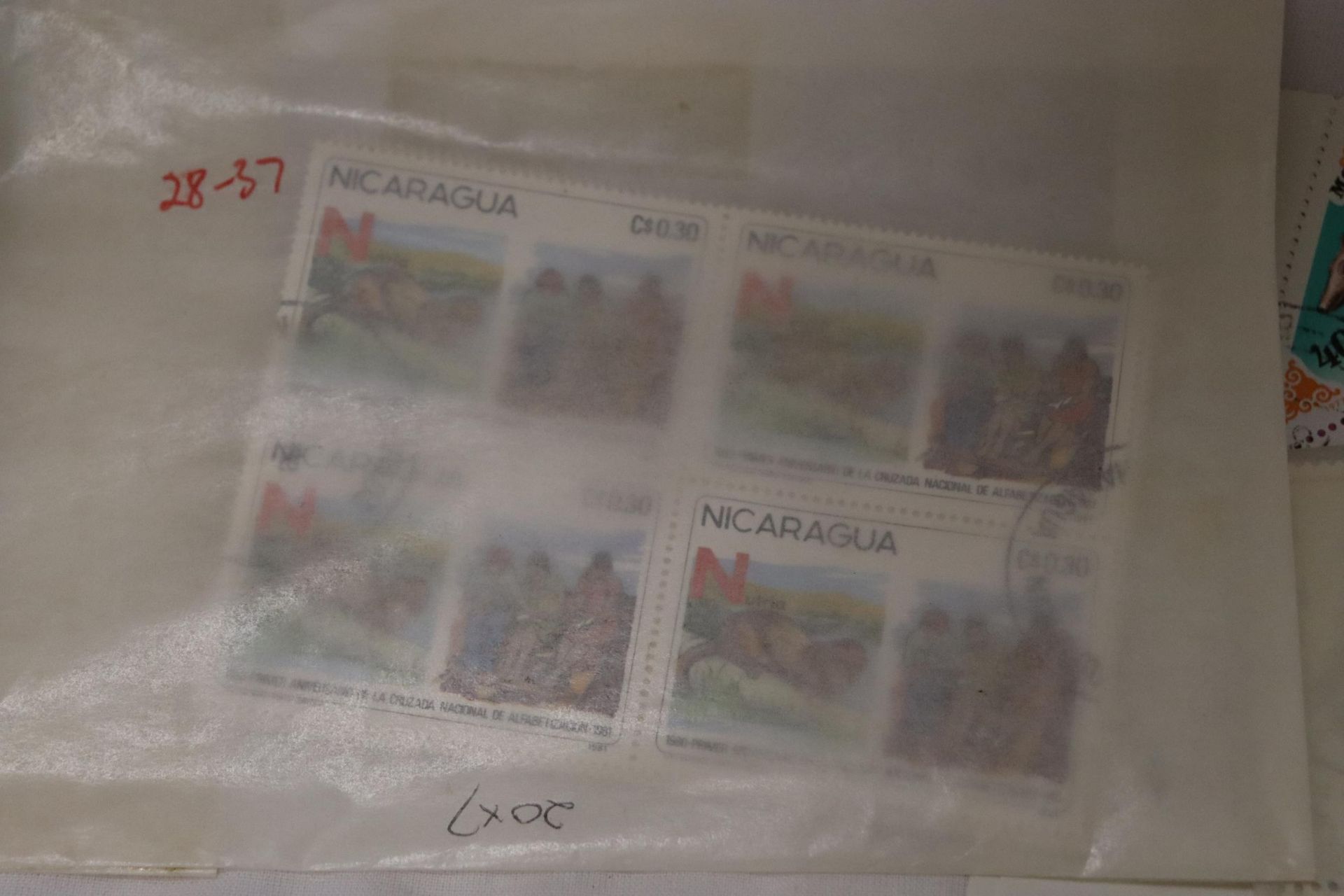 A COLLECTION OF BLOCKS OF STAMPS - Image 8 of 10