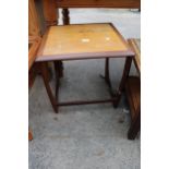 A RETRO TEAK OCCASIONAL TABLE