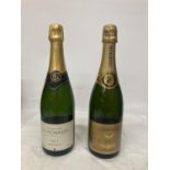 TWO 75CL BOTTLES OF CHAMPAGNE TO INCLUDE A. CARPENTIER AND LES PIONNIERS