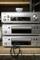 THREE RARE DENON SEPERATES WITH REMOTE CONTROL TO INCLUDE A STEREO RECEIVER, COMPACT DISC PLAYER AND