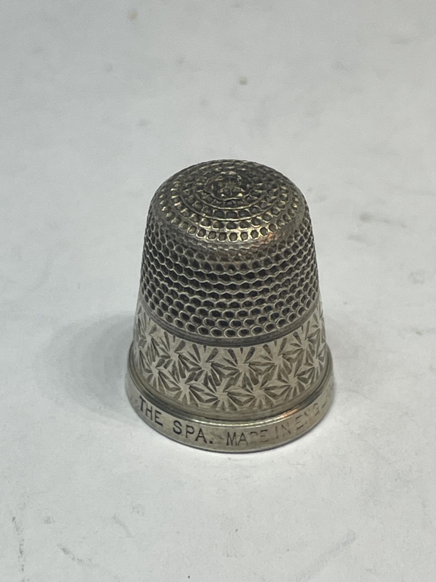 A MARKED STERLING SILVER THE SPA THIMBLE - Image 2 of 2