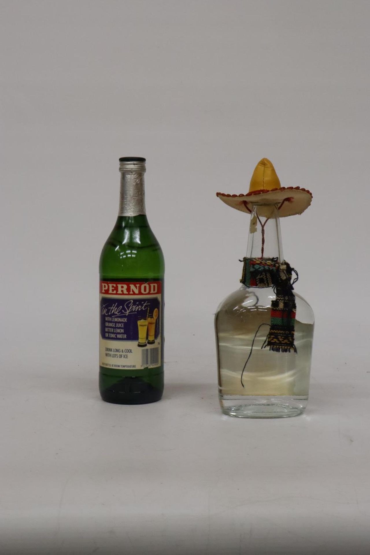 A 70CL BOTTLE OF ZAPATA TEQUILA AND A 70CL BOTTLE OF PERNOD FILS - Image 2 of 2