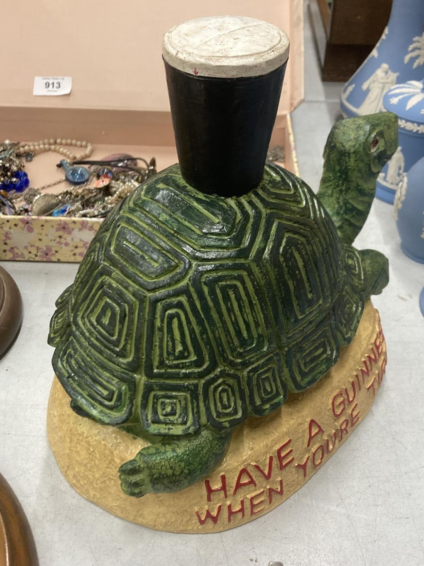 A LARGE GUINNESS RESIN TORTOISE ADVERTISING FIGURE - Image 3 of 3