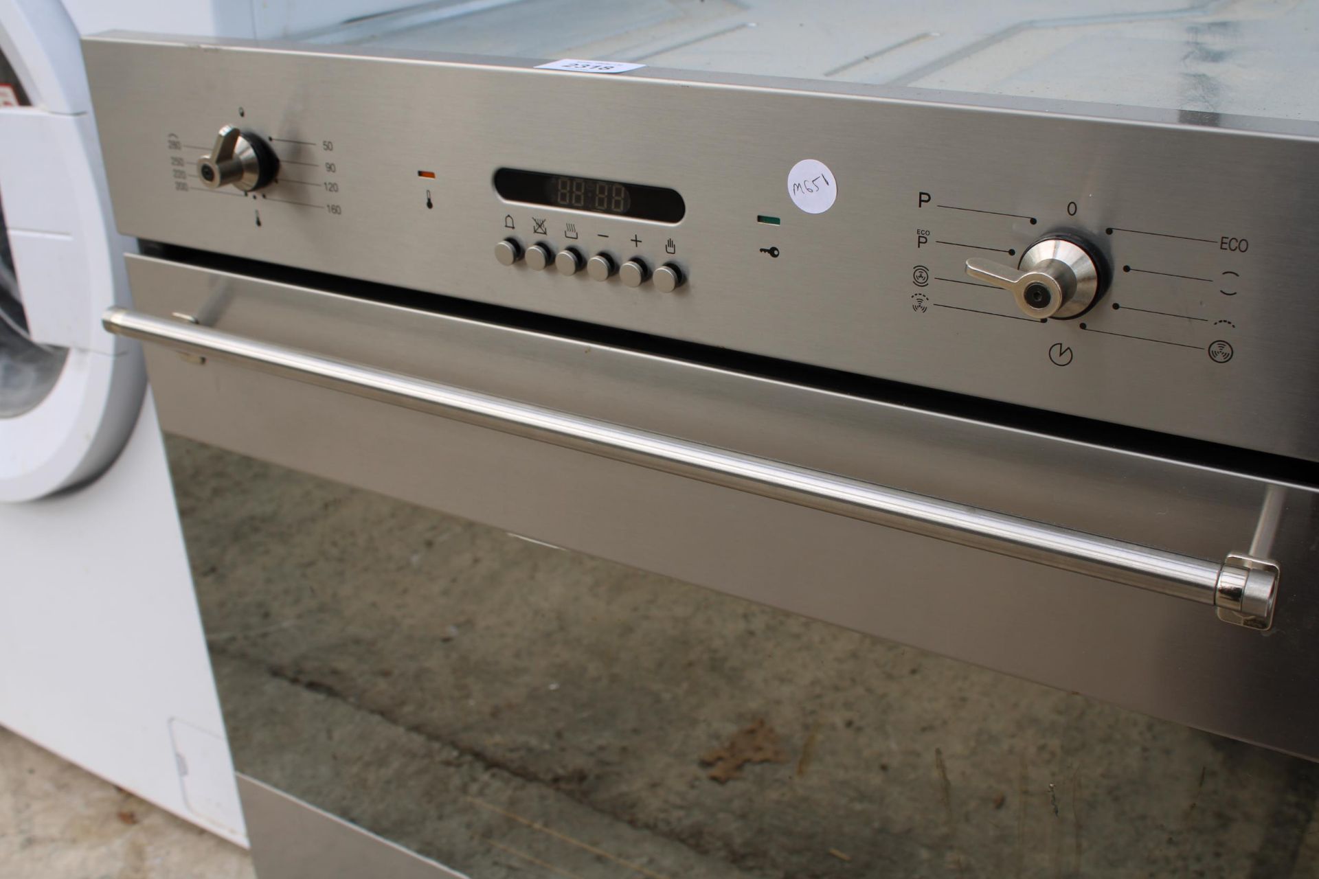 A SILVER SMEG INTERGRATED OVEN - Image 2 of 3