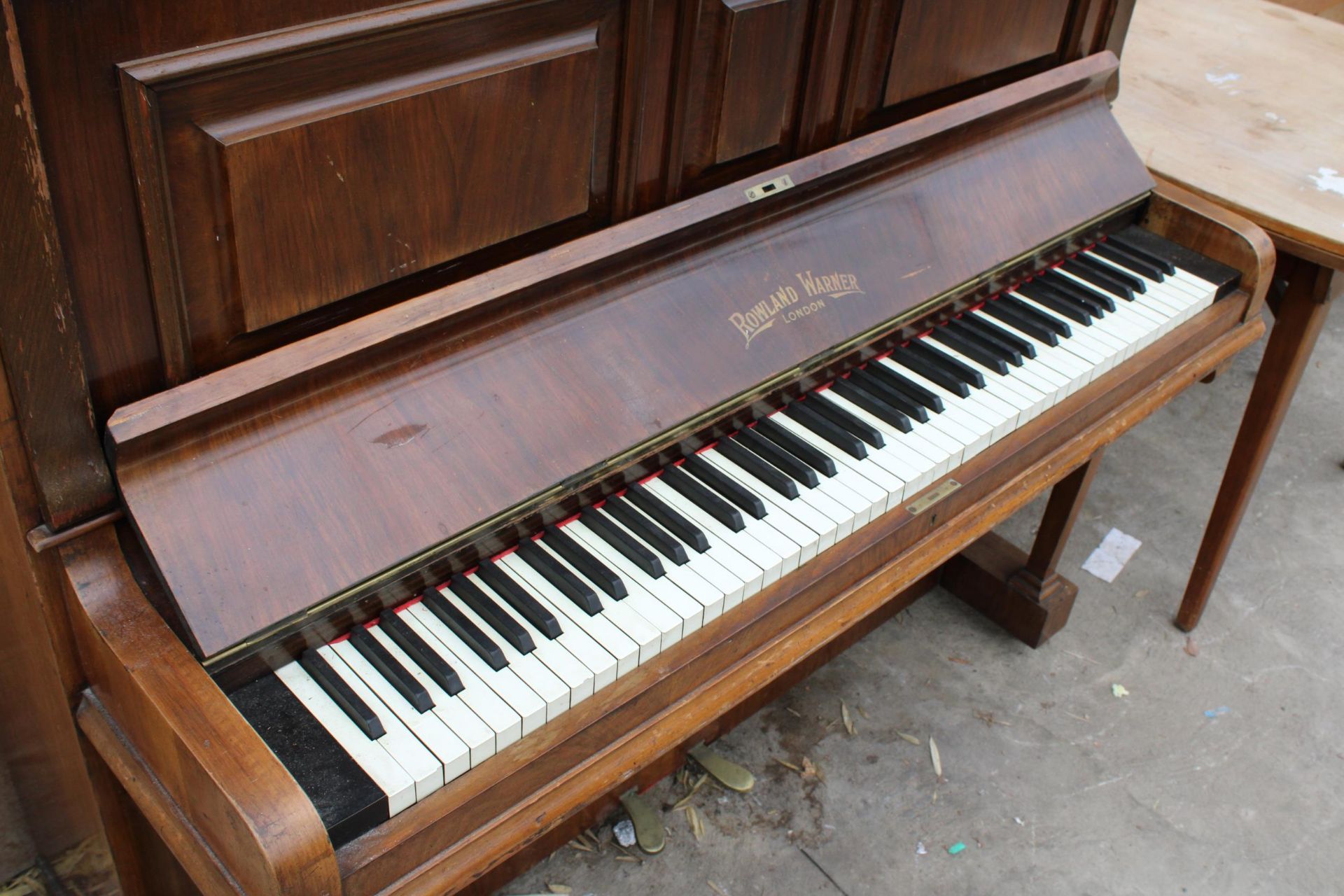 A ROLAND WARNER (LONDON) UPRIGHT PIANO - Image 3 of 5