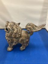 A CAST FOO DOG TRINKET BOX