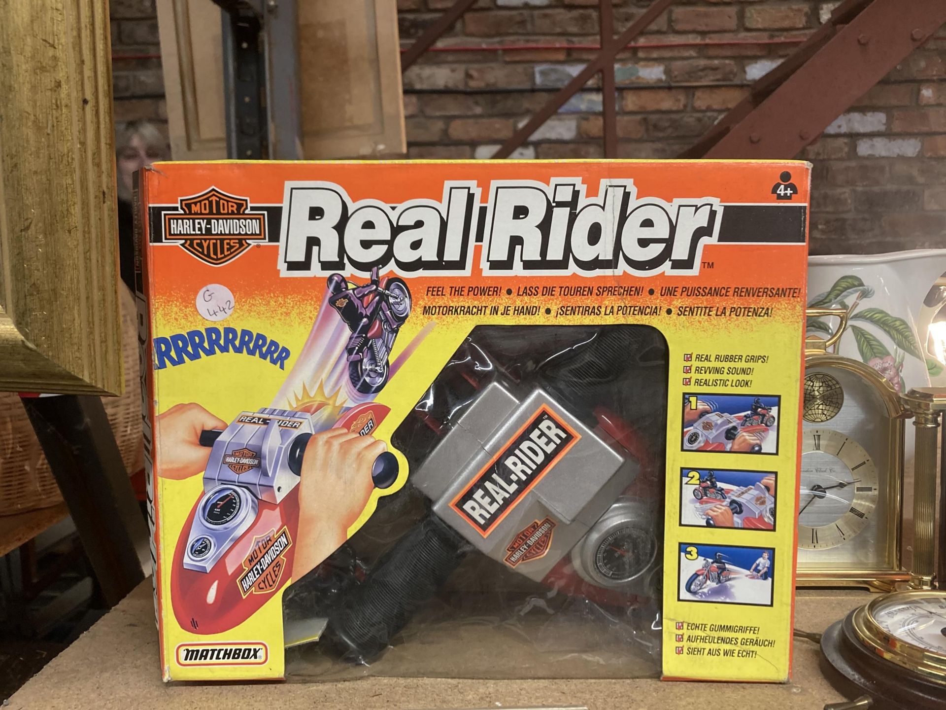 A BOXED VINTAGE MATCHBOX HARLEY DAVIDSON REAL RIDERS LAUNCHER