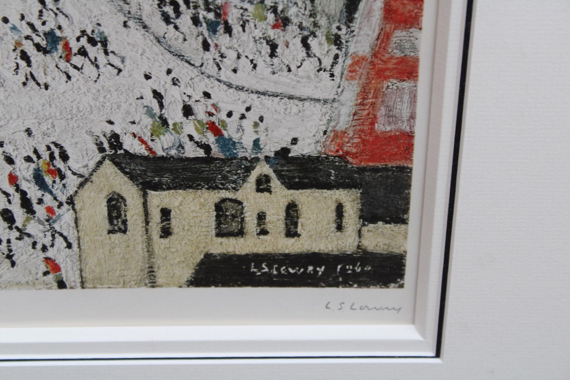 * LAURENCE STEPHEN LOWRY (BRITISH 1887-1976) 'STATION APPROACH' SIGNED PRINT, BEARS MEDICI SOCIETY - Image 3 of 12