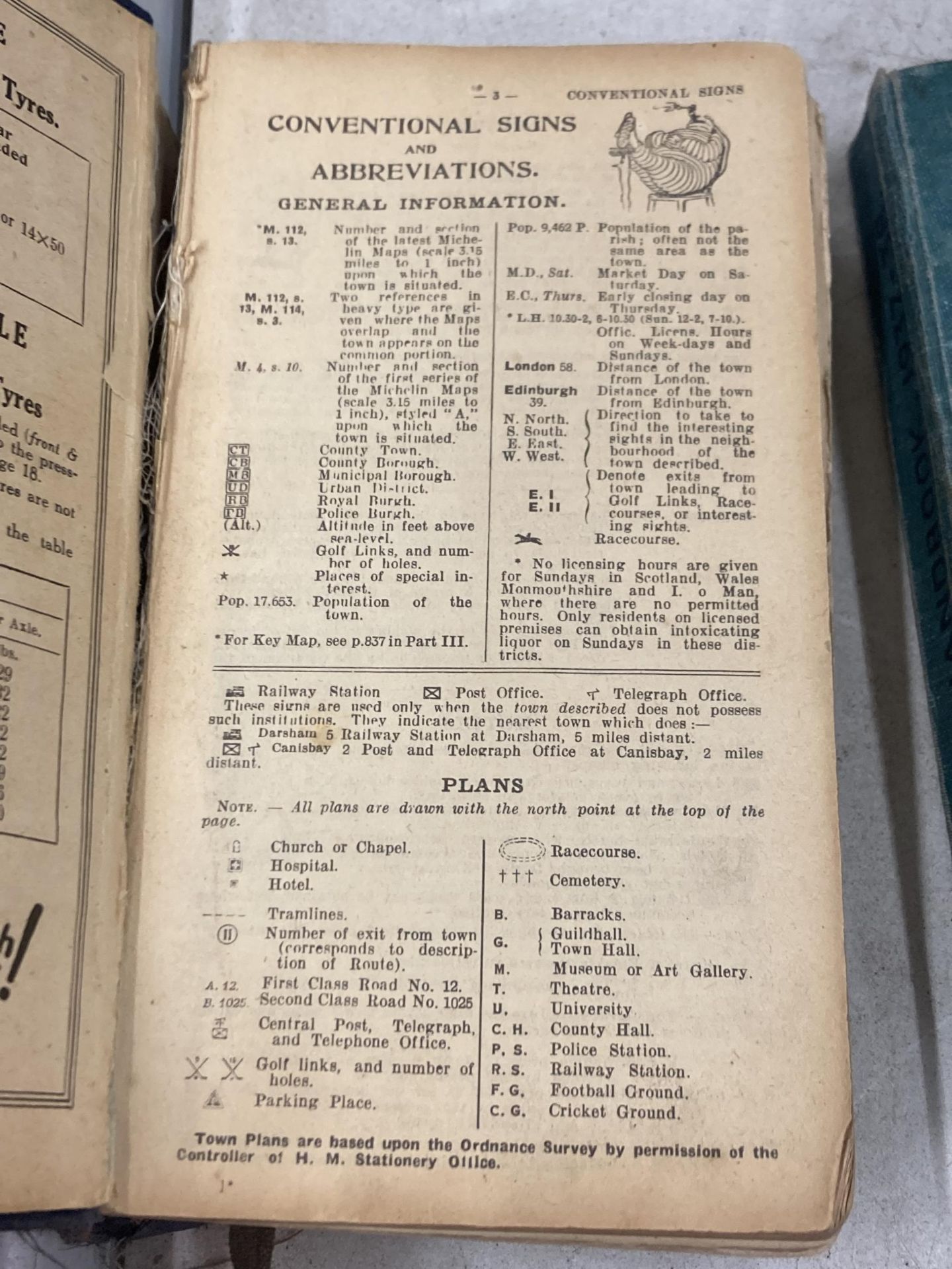 THE AA HANDBOOK 1937-38 AND A MICHELIN GUIDE 10TH EDITION 1925 - Bild 6 aus 6