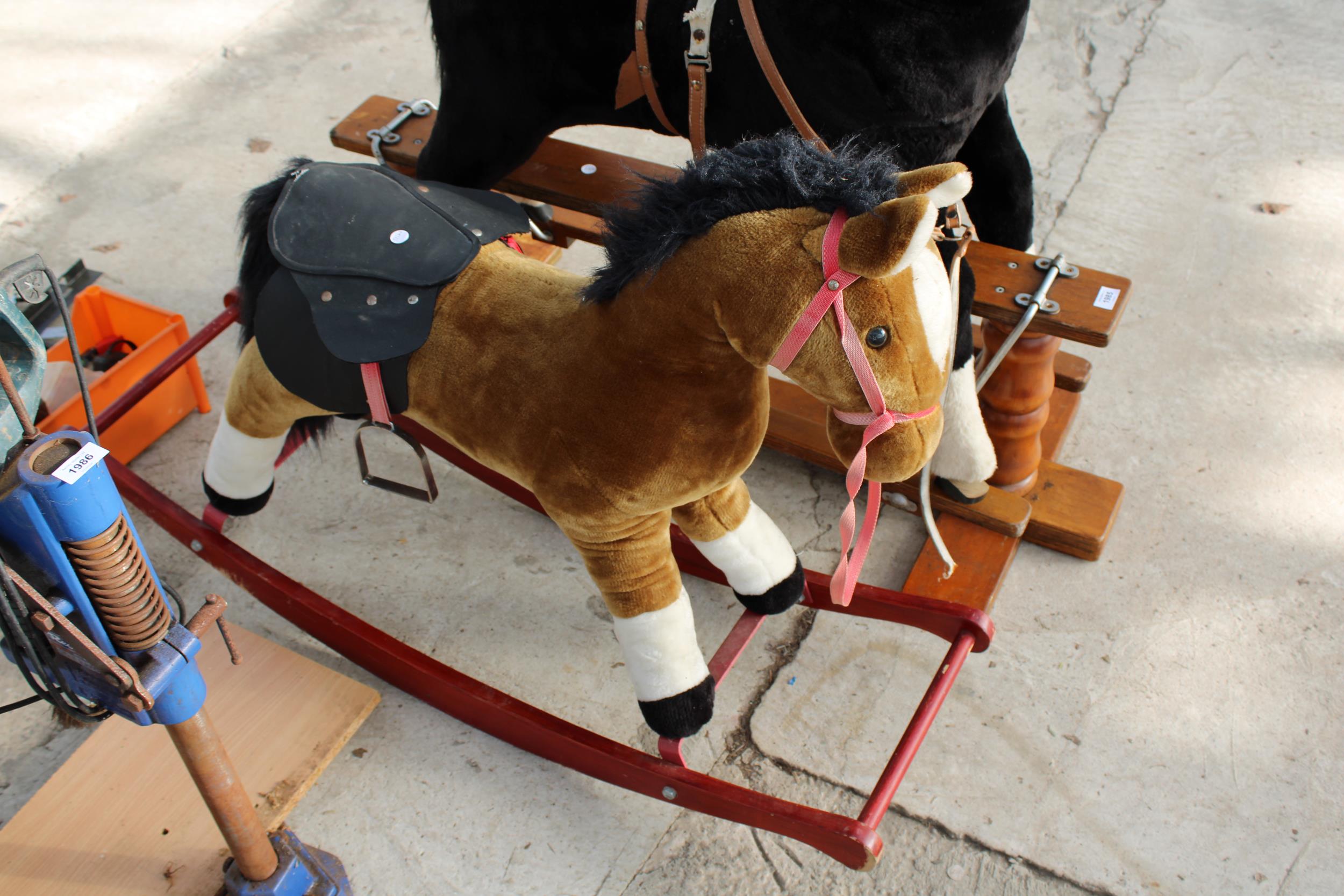 TWO CHILDRENS ROCKING HORSES - Image 3 of 4
