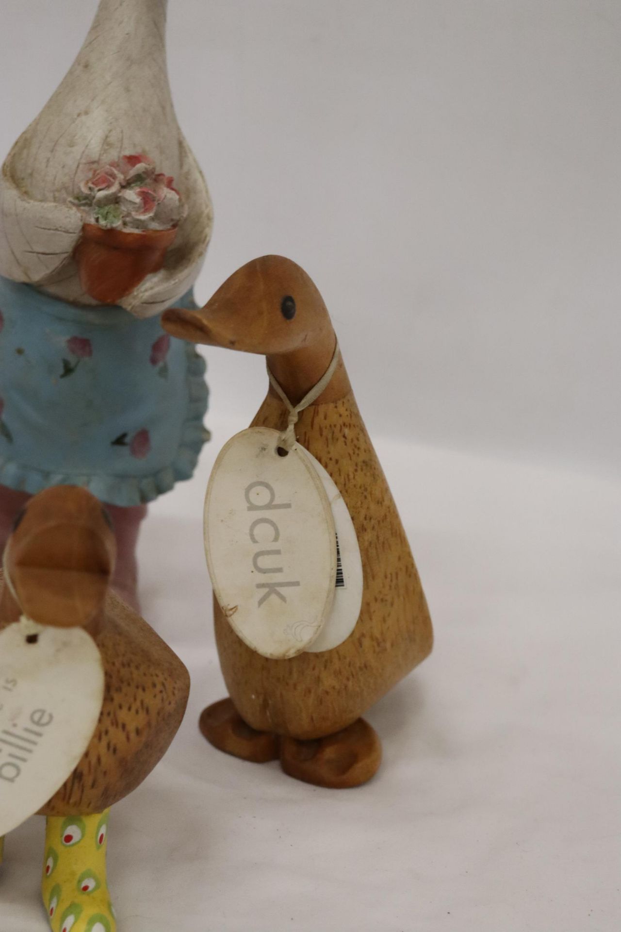 FIVE WOODEN DCUK'S TO INCLUDE GUINS PENGUIN, BILLIE, NAOMI, ETC., - Image 7 of 10