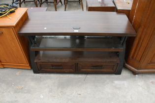 A MODERN ENTERTAINMENT UNIT 46" WIDE