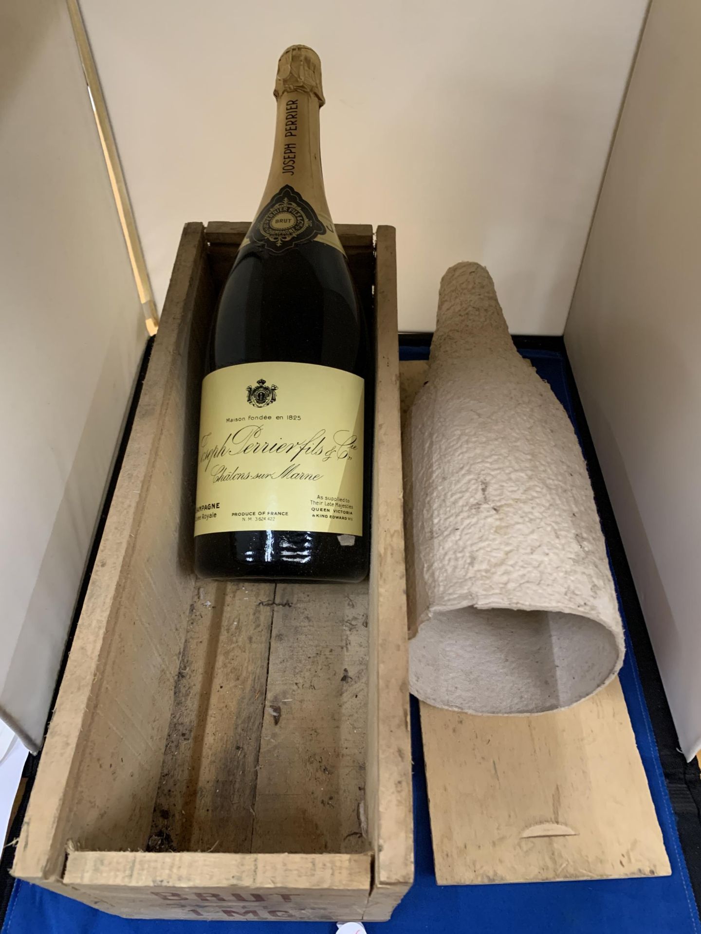 A MAGNUM OF JOSEPH PERRIERFILS & CO CHALONS SUR MAINE CHAMPAGNE WITH BOTTLE PROTECTOR IN AN ORIGINAL