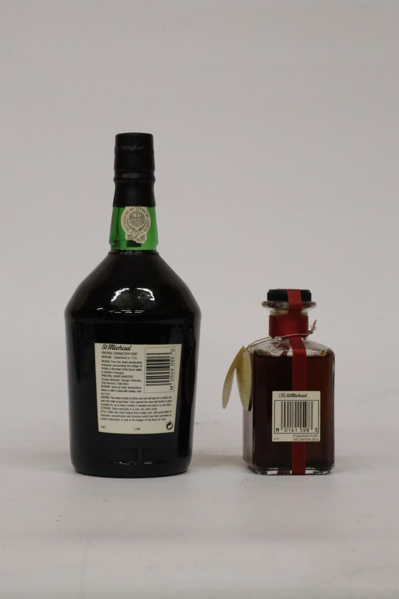 TWO BOTTLES OF VINTAGE CHARACTER PORT TO INCLUDE A 70CL AND A 20CL - Image 2 of 2