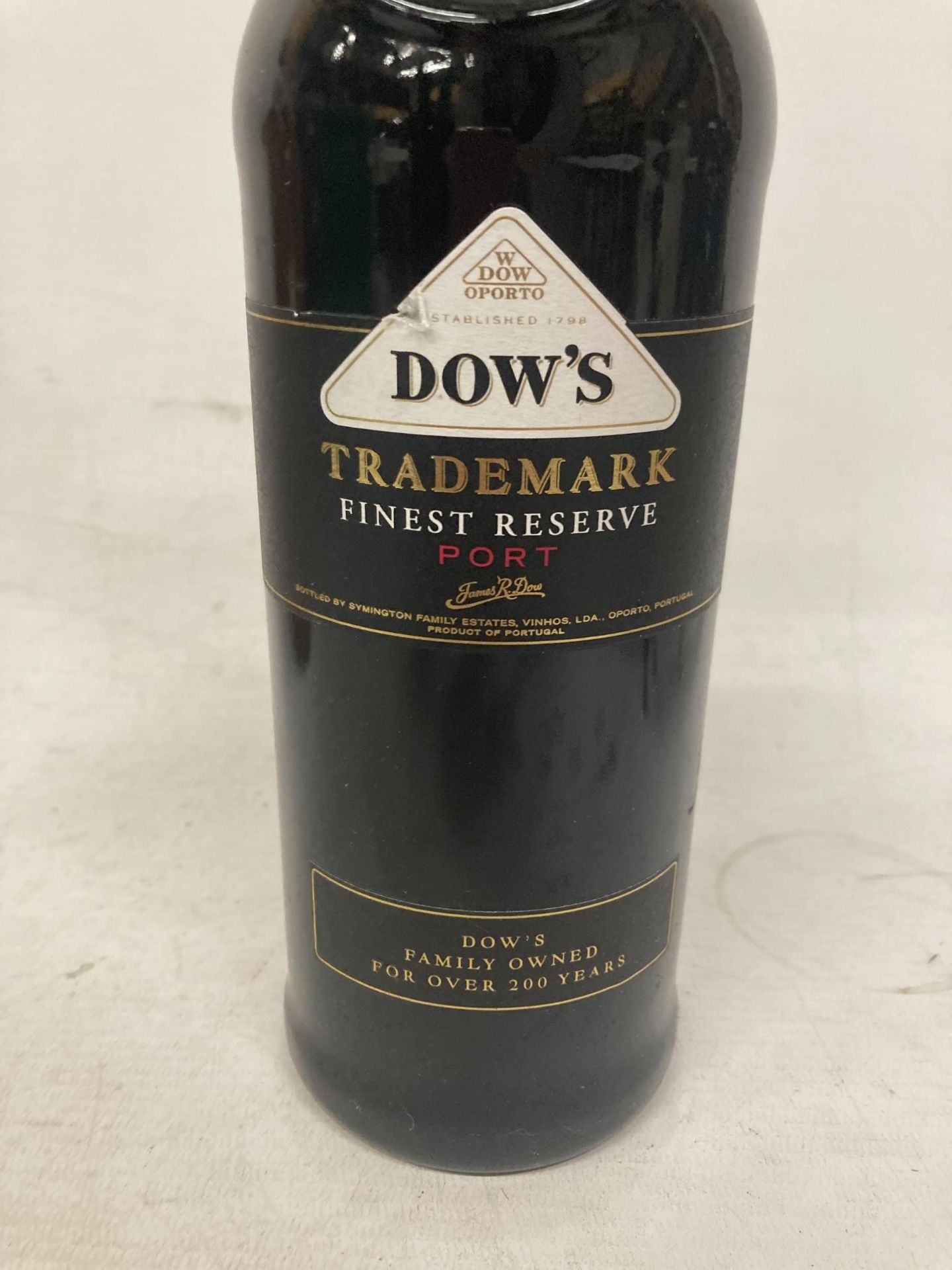 A BOTTLE OF DOWS TRADEMARK FINEST RESERVE PORT - Image 2 of 4