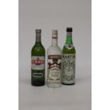 THREE 70CL BOTTLES TO INCLUDE PERNOD FILS AND SMIRNOFF VODKA ETC.