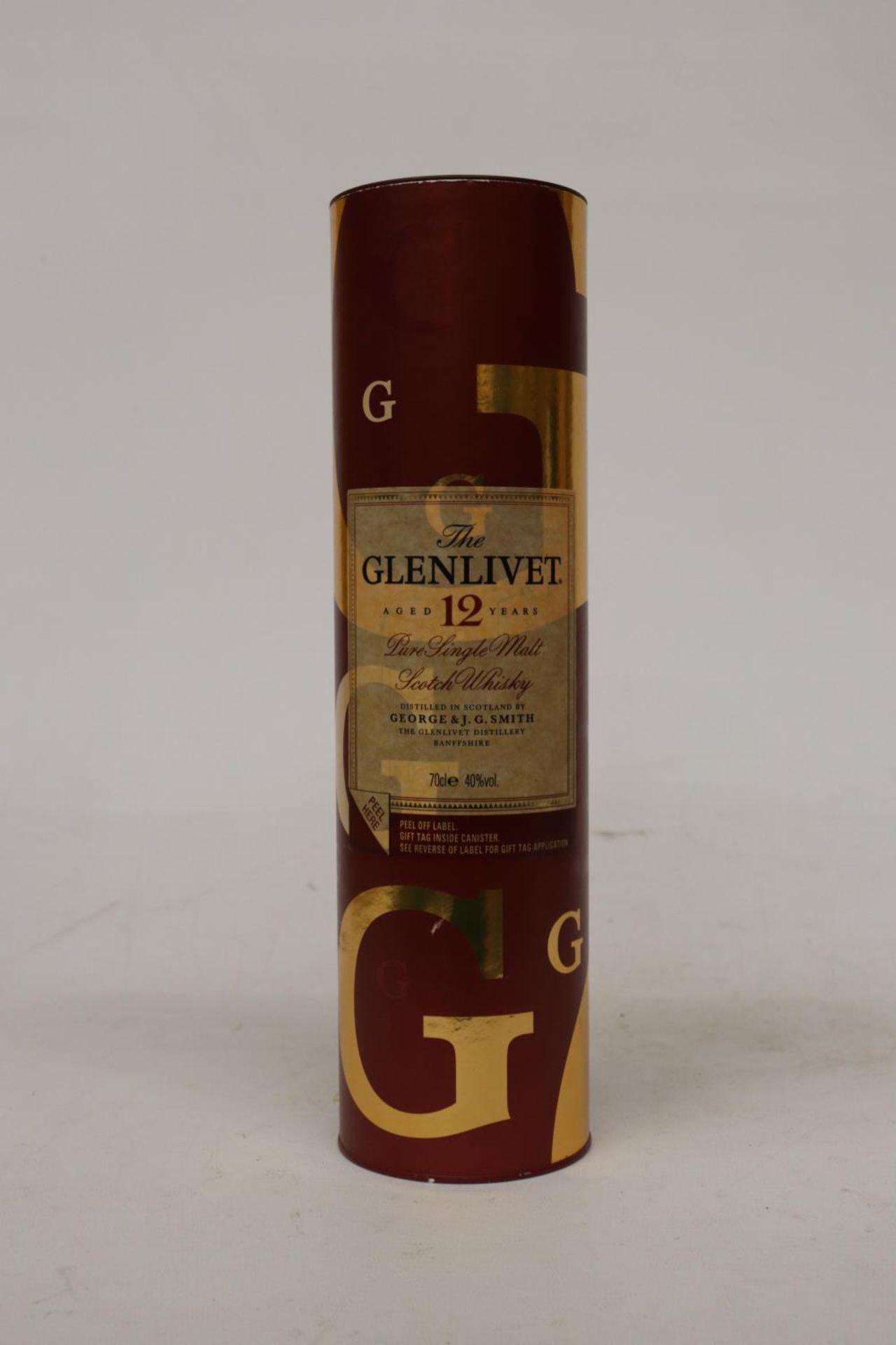 A BOTTLE OF THE GLENLIVIT 12 YEAR MALT WHISKY, BOXED - Image 2 of 4