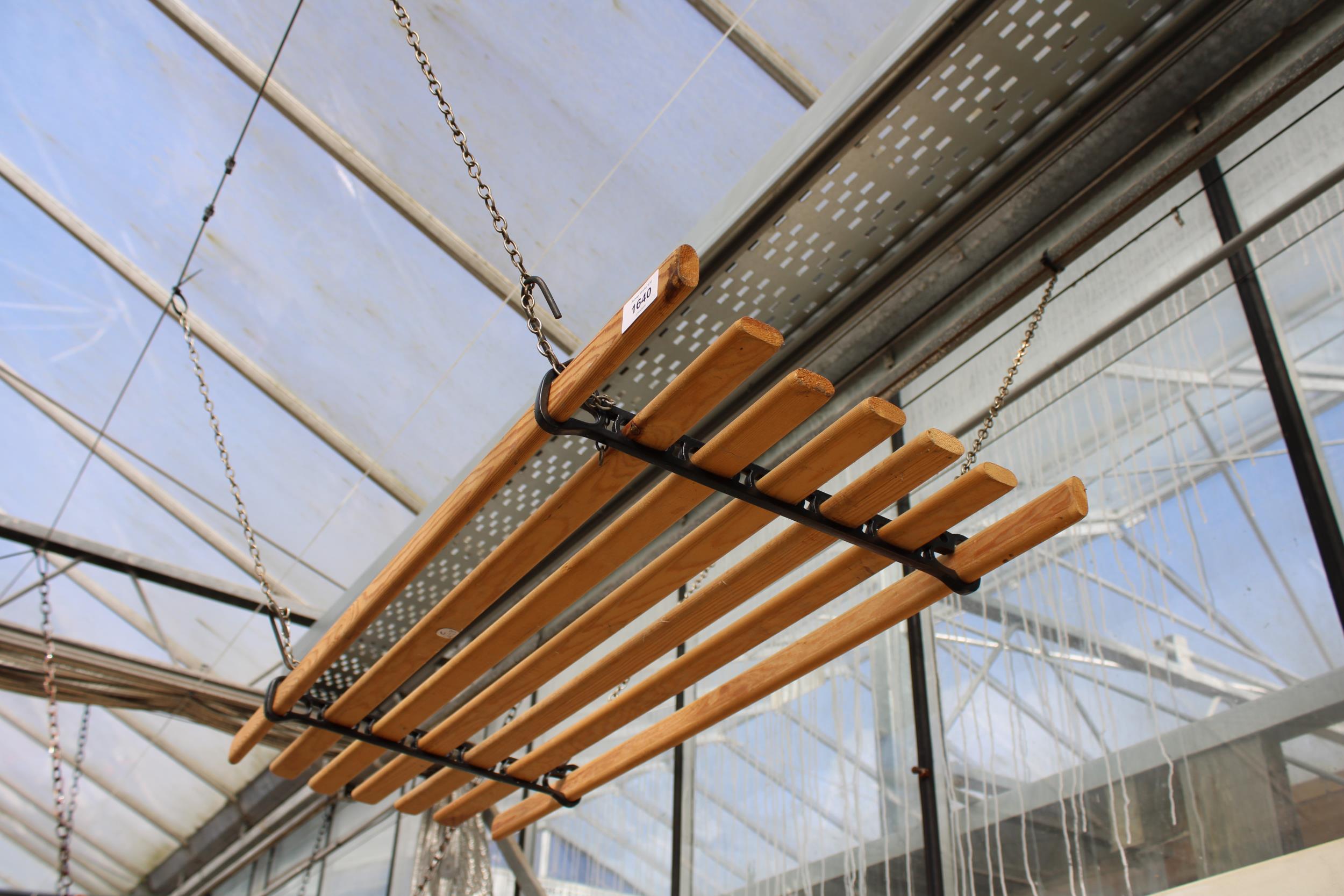 A CEILING SUSPENDED CLOTHES AIRER - Image 2 of 3