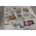 A COLLECTION OF STAMPS ON MINIATURE SHEETS