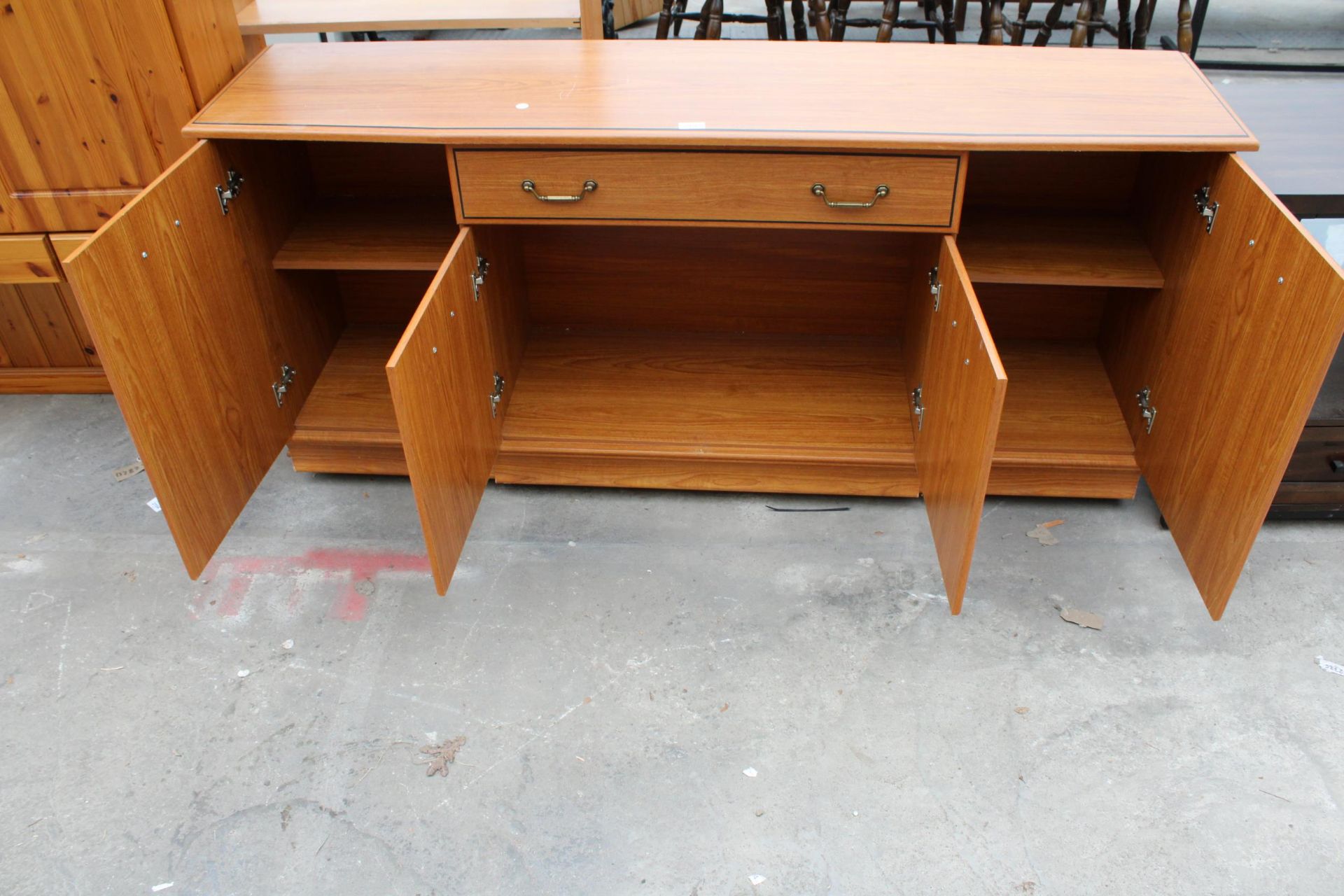 A WOODBERRY BROS AND HAINES SIDEBOARD 64" WIDE - Image 2 of 2