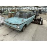 A VINTAGE HILMAN IMP BARN FIND RESTORATION PROJECT COMPLETE WITH AN ASSORTMENT OF SPARE PARTS TO