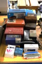 A MIXED LOT TO INCLUDE A TOMTOM, NOKIA LUMIA 610 CAMERA, A MOVIE LITE, SAMSUNG PHONE, ETC.,